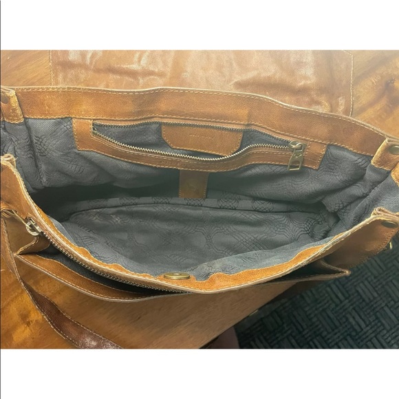 Proenza Schouler PS1 Medium Lambskin Leather Satchel Crossbody Bag Brown Saddle - Picture 5 of 10